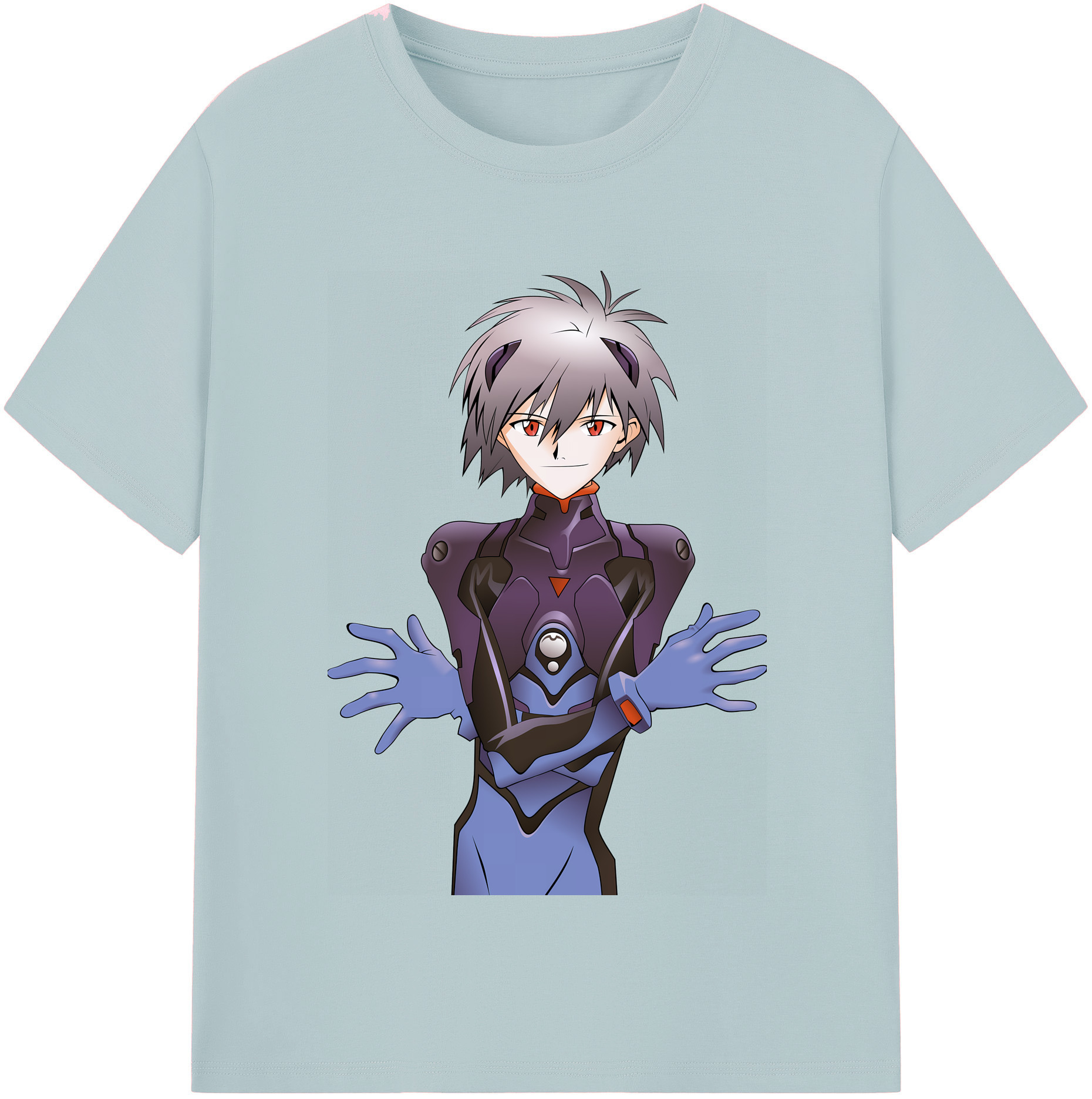 （画像用） EVA 新世紀エヴァンゲリオン 綿100％半袖Tシャツ（フロントプリント）